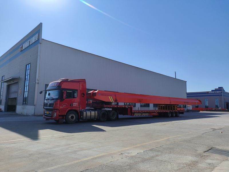 電動(dòng)單梁起重機(jī)  2臺(tái) LD3t—26.85m 制作完成，發(fā)往江蘇交付客戶使用