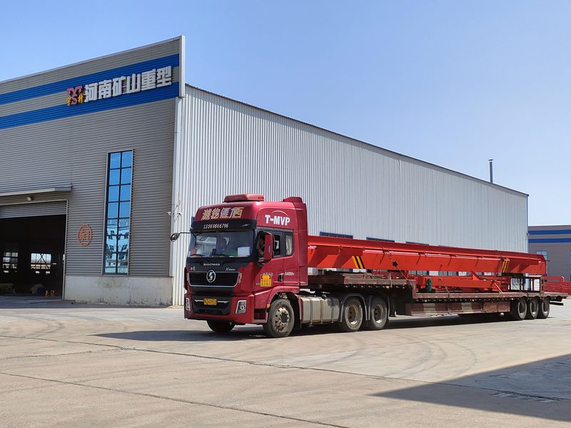 電動(dòng)葫蘆門式起重機(jī)  MHxh10t—14m 外懸3.5/1.5m 制作完成，發(fā)往青海交付客戶使用